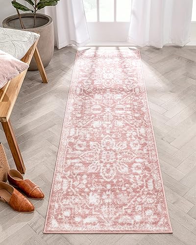 Miniatura 8 de Well Woven - Alfombra de corredor con diseño de lazo de Concetta marroquí enrejado gris estilo Kilim, de 2 pies y 3 pulgadas x 7 pies y 3 pulgadas