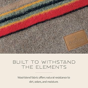 Amazon.co.jp: Pendleton Yakima キャンプブランケット, ミネラル