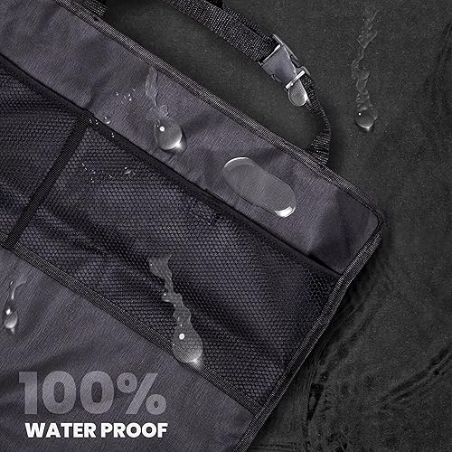 Miniatura 7 de EcoNour Kick Mats (2 unidades)  Protector de asiento trasero de 17.5 x 22 pulgadas para niños  Alfombrillas de coche con cuatro bolsillos de malla