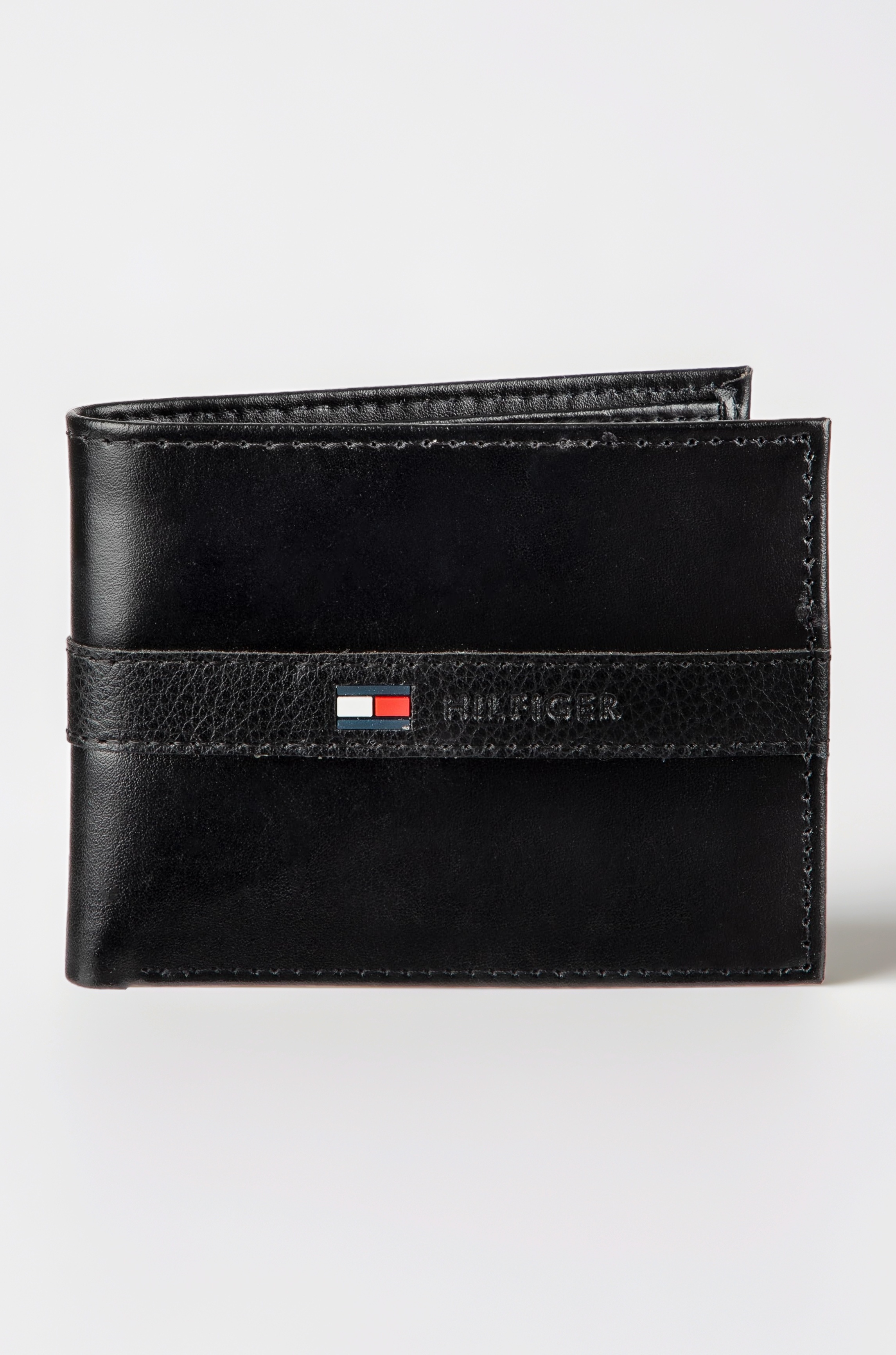 Men'S Ranger Leather Passcase Wallet with Removable Card Holder, Black, One Size
