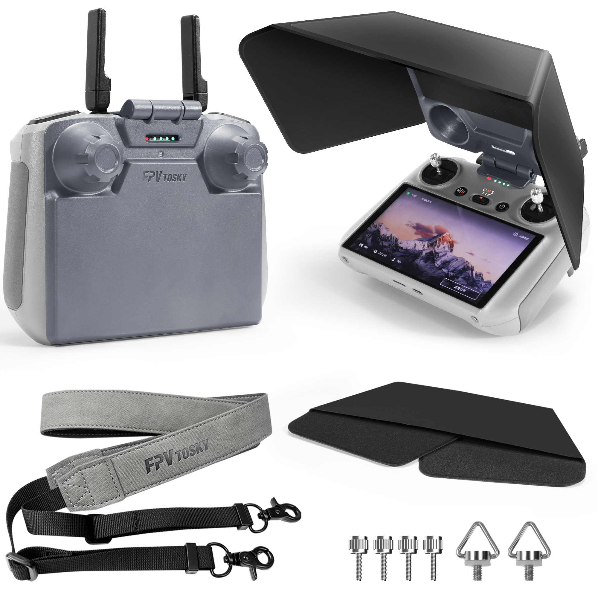 Amazon.com: FPVtosky RC 2 Sun Hood Shade with Lanyard for DJI Mini