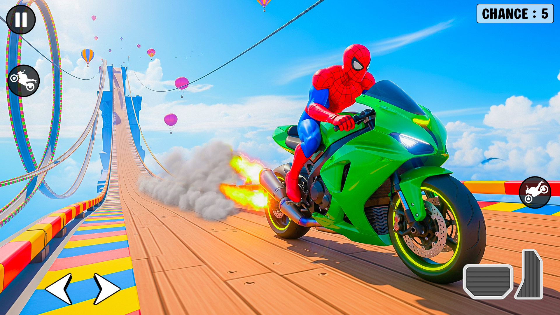 Superhero Bike Stunt Racing: Extreme Mega Ramp 3D - App on Amazon Appstore