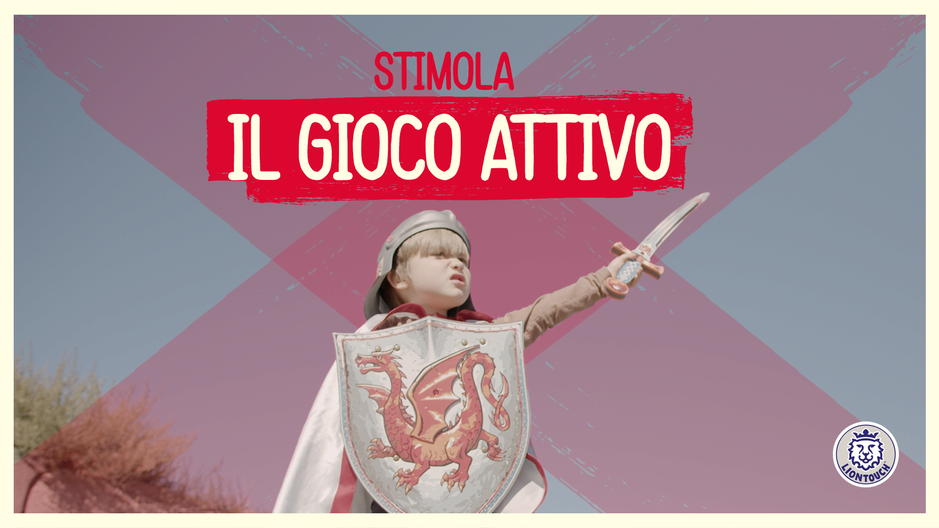 Liontouch - Mantello da Cavaliere per Ragazzi, Blu | età 3-8 Anni - Taglia Unica | Mantello Medievale per Giochi di Ruolo | Accessorio per Travestimenti, Costumi e Cosplay da Cavaliere per