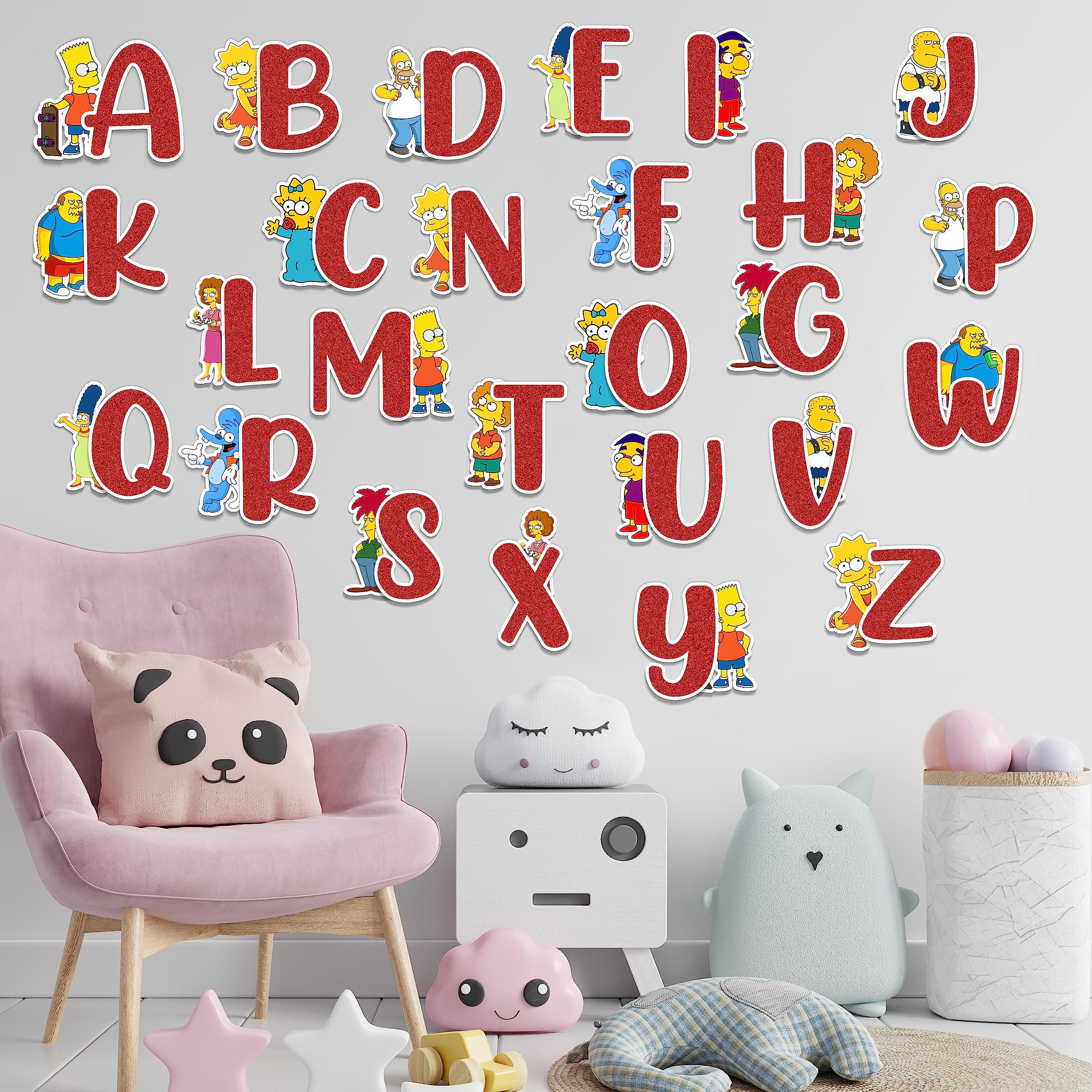 Seyal® BRT Simpson Alphabet Wall Sticker