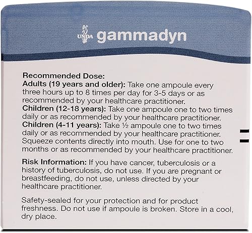 UNDA - GAMMADYN Cu - Suplemento Oligo-Elemento de cobre - 30 Ampollas