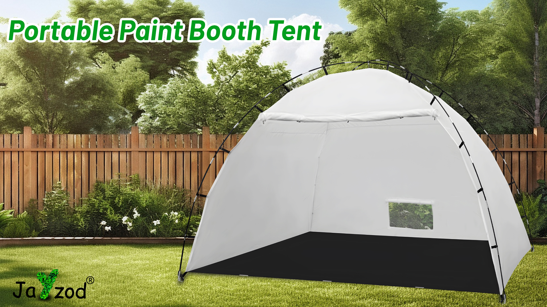 booth tent Portable Paint 10x10x6.3FT,Extra Large Paint Booth with Waterproof Floor,Mesh Screen and Ground Stakes-for Spray Painting Furniture DIY W24; import-2026-06-01 HyprViz SL Air Rennrad Größe:Einheitsgröße (155 - 180 cm) Large Printable Surfaces Full