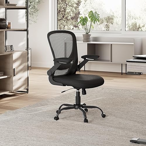 Miniatura 5 de EUREKA ERGONOMIC BIFMA Passed - Silla de oficina de malla, ergonómica con soporte lumbar ajustable, reposabrazos abatibles, silla de escritorio