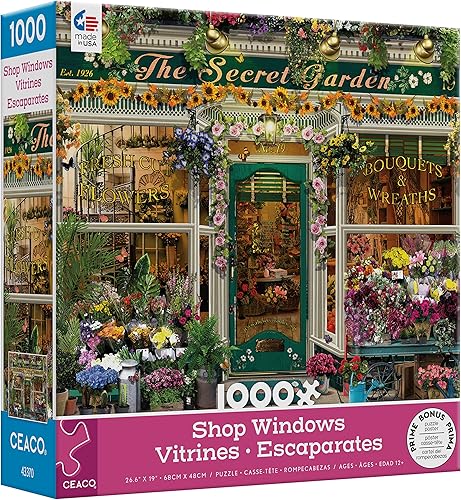Miniatura 4 de Ceaco - Compra ventanas - The Secret Garden - Rompecabezas de 1000 piezas
