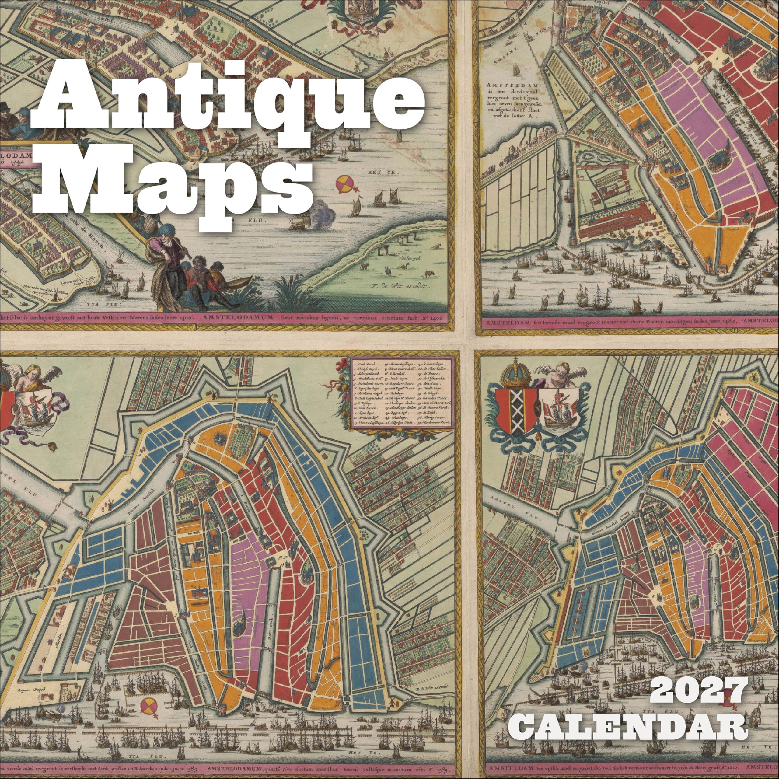 Antique Maps 2027 Wall Calendar