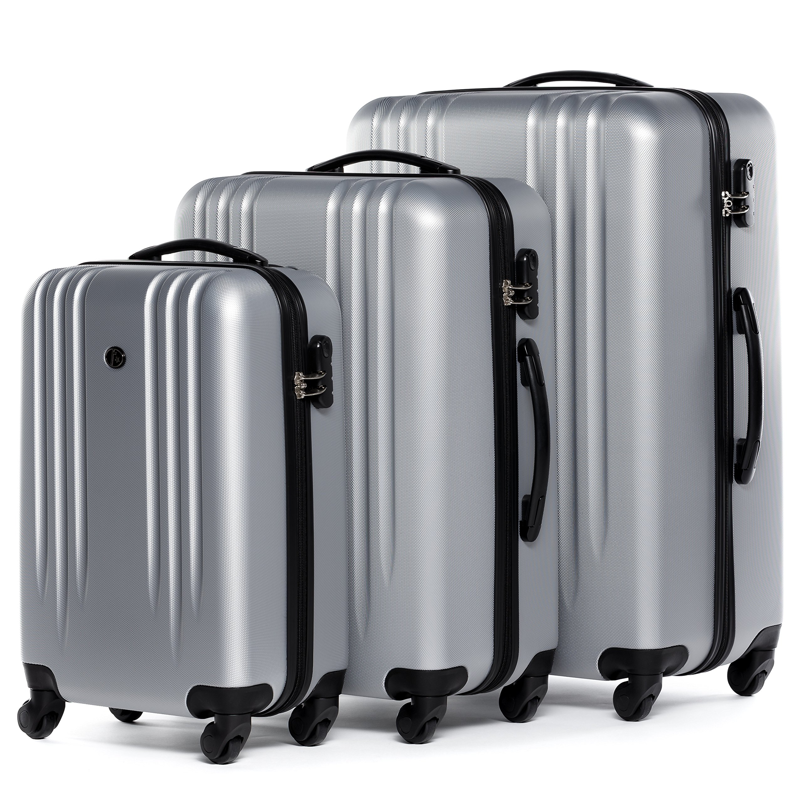 FERGÉ Set valises Trolley Marseille | Bagages Rigide 4 Roues 360 degrés |Valises Voyage léger Vacances