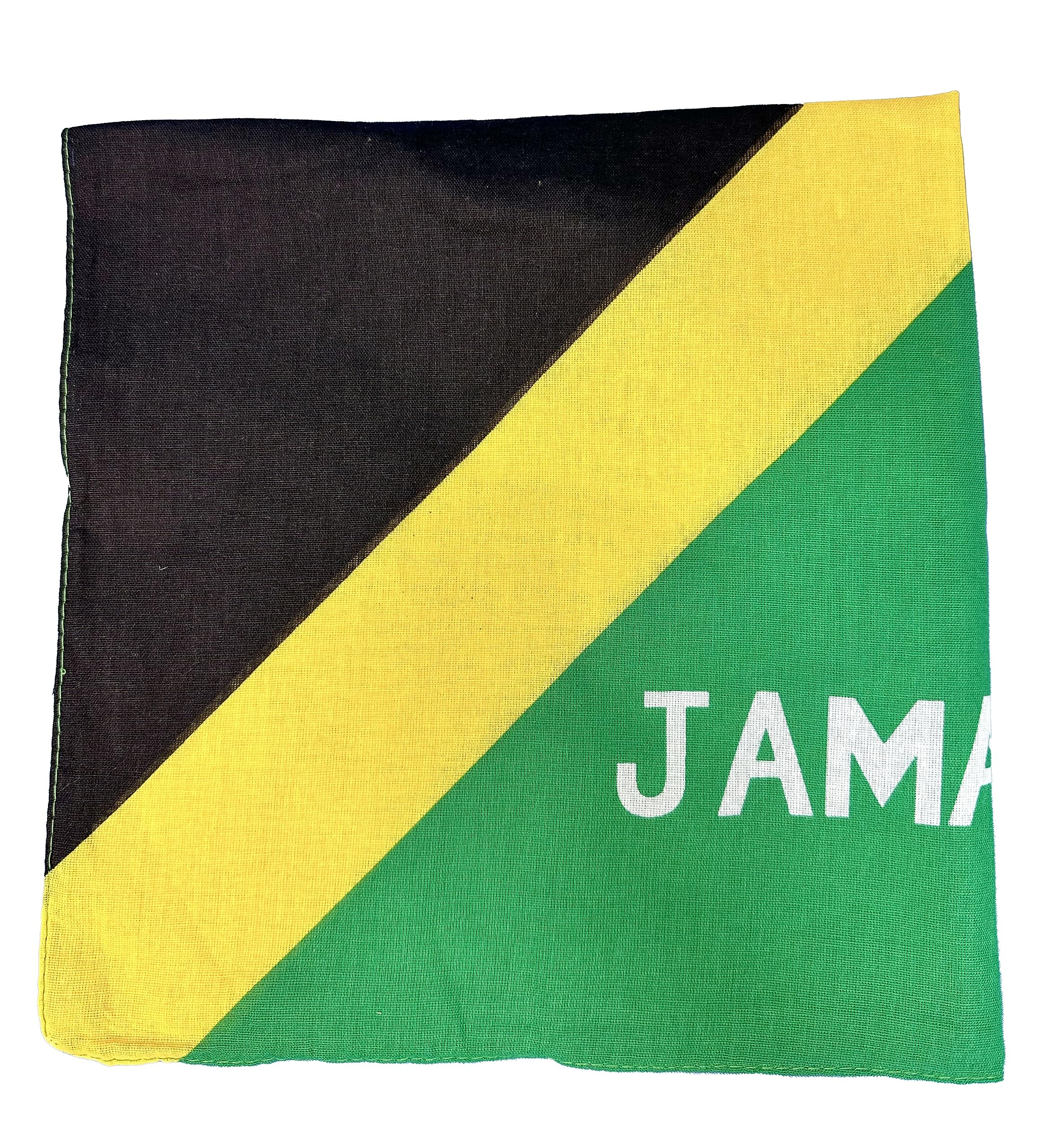 Pnk Trend Jamaican Flag Bandana Scarf