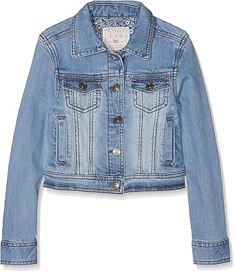 fat face white denim jacket