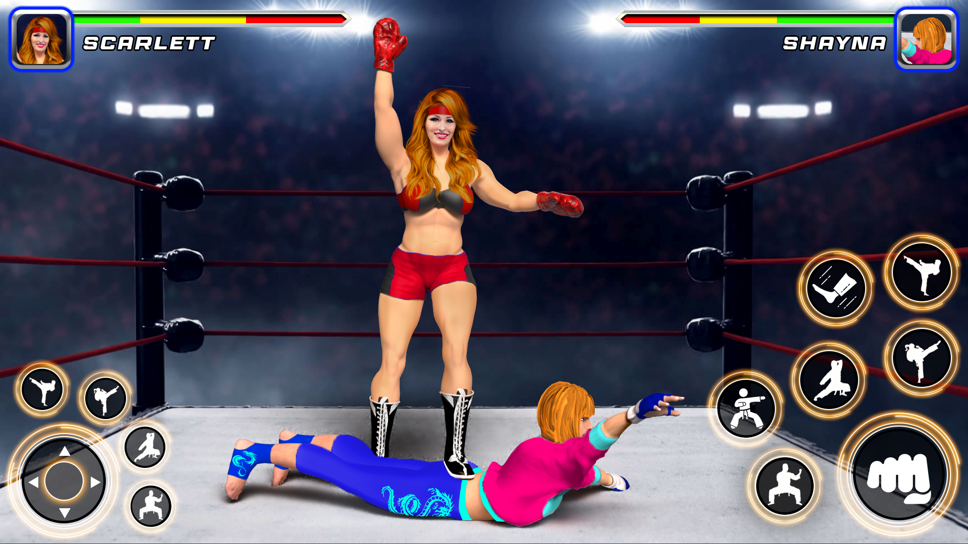 Girls Fighting Ring Wrestling Game - Women Ring Fighting Wrestling Game ...
