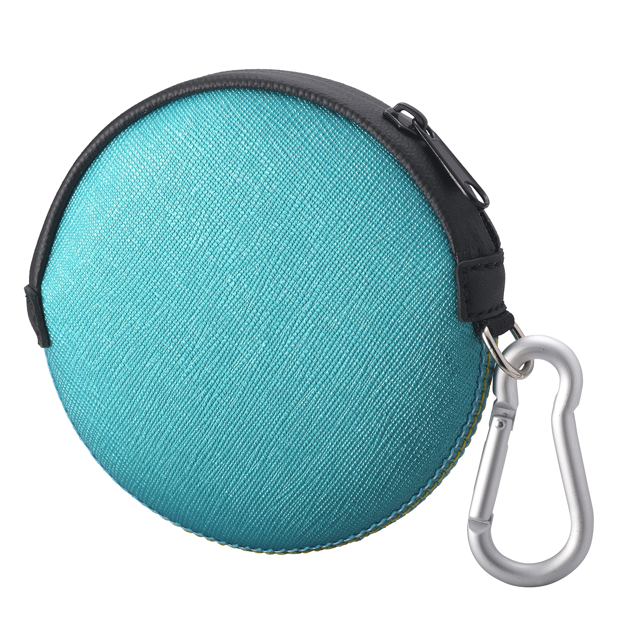 OneJoy Mini Round Coin Purse with Clip on, Lightweight Waterproof Zipper Pouch for Earbuds, Keys, Coins, Compact Travel Storage Case for Women & Men,