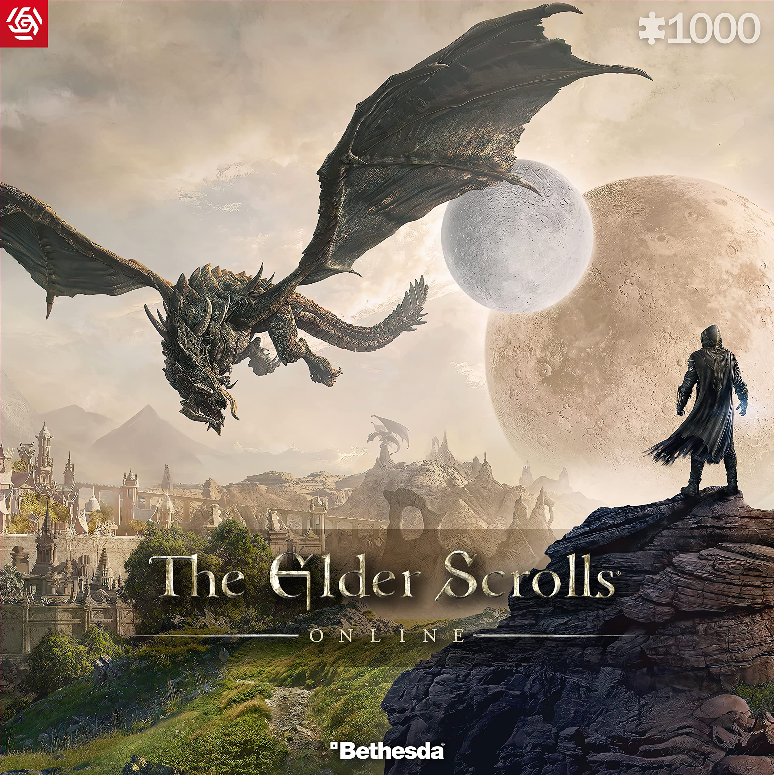 Good Loot Gaming Puzzle The Witcher Geralt and Ciri Computer Game Puzzles for Teenagers and Adults Leisure Ideas Inspired by a Computer Game | 1000 Pieces | 68 x 48 cm