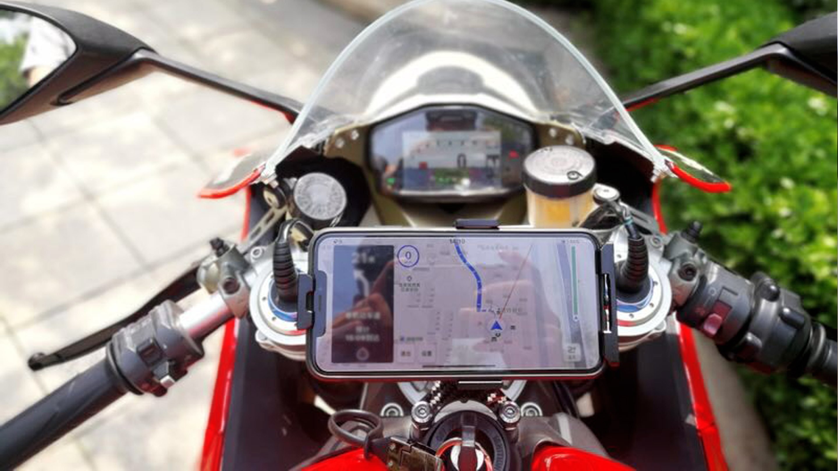 Amazon.com: WINDFRD Motorcycle Phone Mount Holder,Compatible with