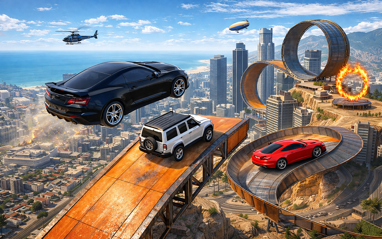 Offroad SUV Ramp Stunt Car Racing Stunt Drive - App on Amazon Appstore