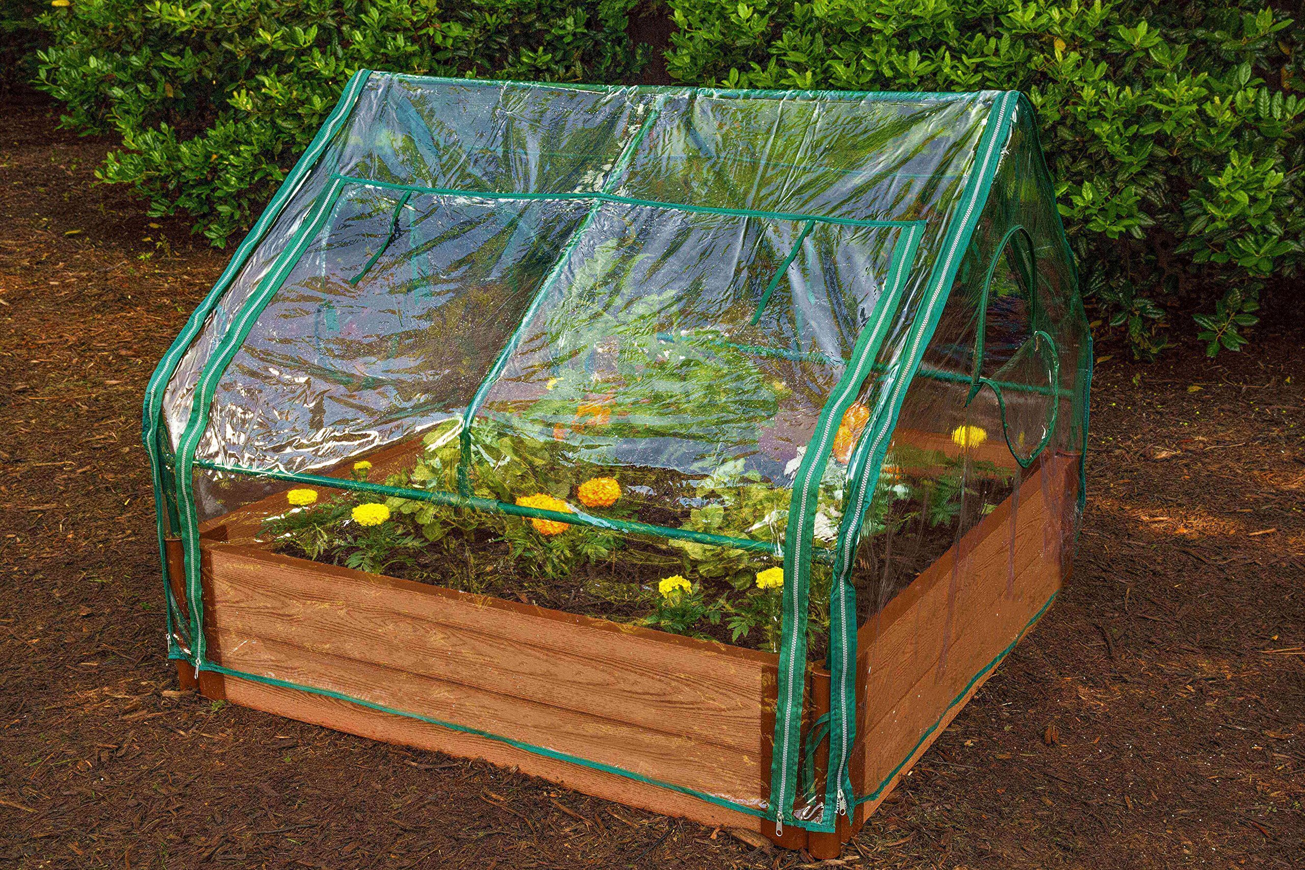 Frame It All Greenhouse, 4-Feet by 4-Feet by 36-Inch