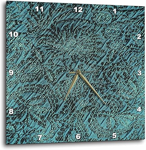 dpp _ _ _ _ _ _ _ _ _ _ 29117 Yves Creations clásico  Turquesa clásico Patten  Wall Clocks