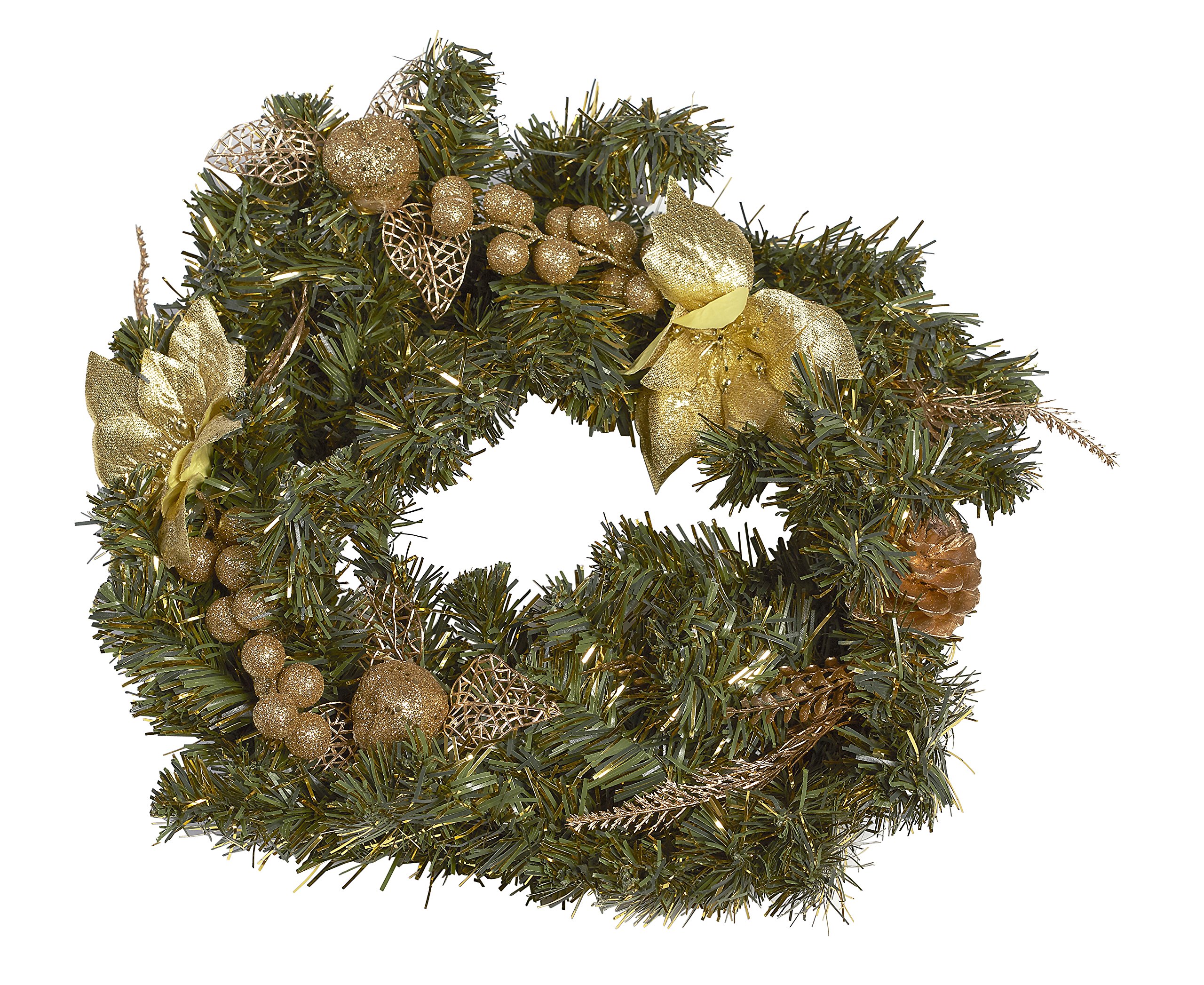 Christmas Wreath Christmas Gifts 49093 Gold 40 cm, Multicolored