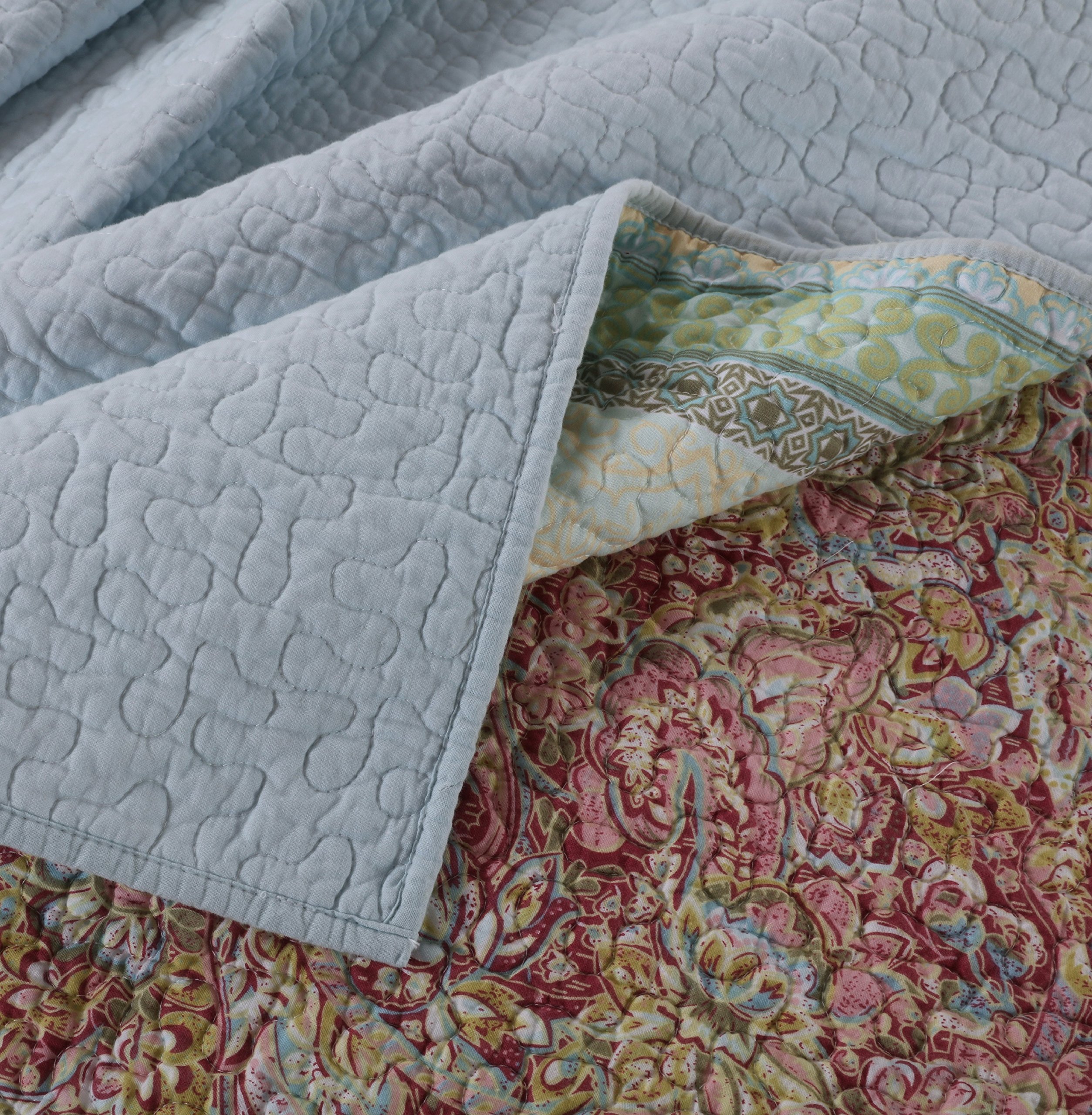 Barefoot Bungalow Embry キルトスロー インディゴ