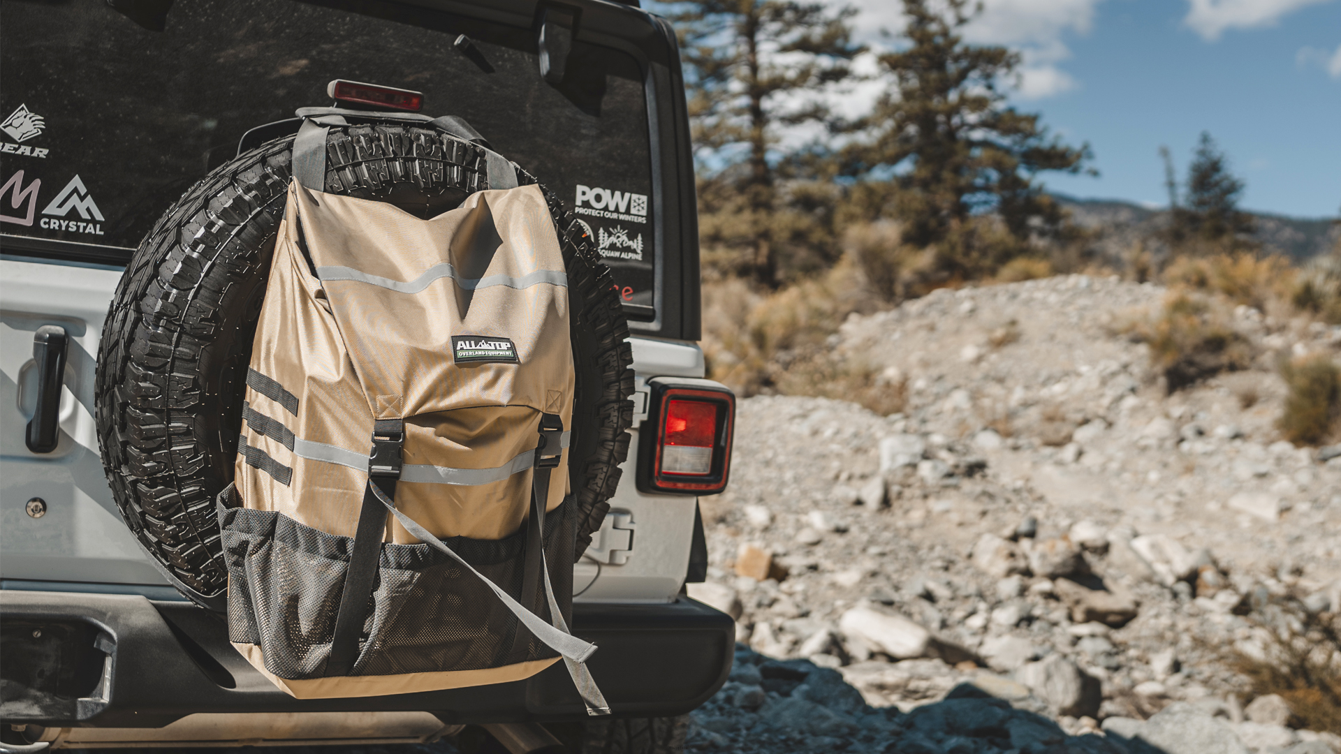 OVERLAND SPEC OUTDOORS Trash bag ブラック Overland Camp Seatback