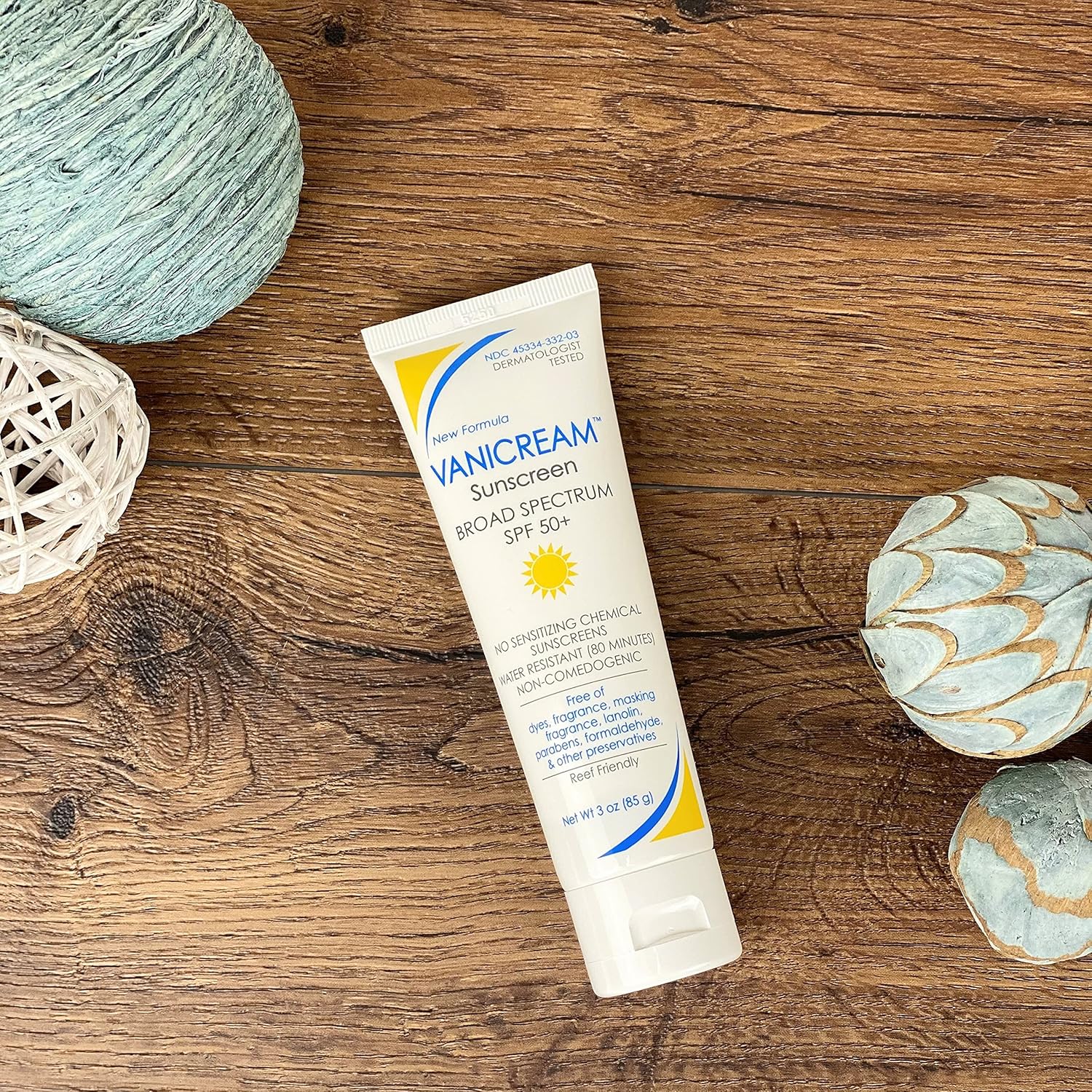 Vanicream Sunscreen Broad Spectrum SPF 50+, 3 Ounce : Office Products
