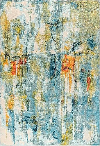 Miniatura 9 de JONATHAN Y Alfombra abstracta moderna para interiores, 4 x 6 pulgadas, contemporánea, de transición, fácil limpieza para sala de estar, dormitorio