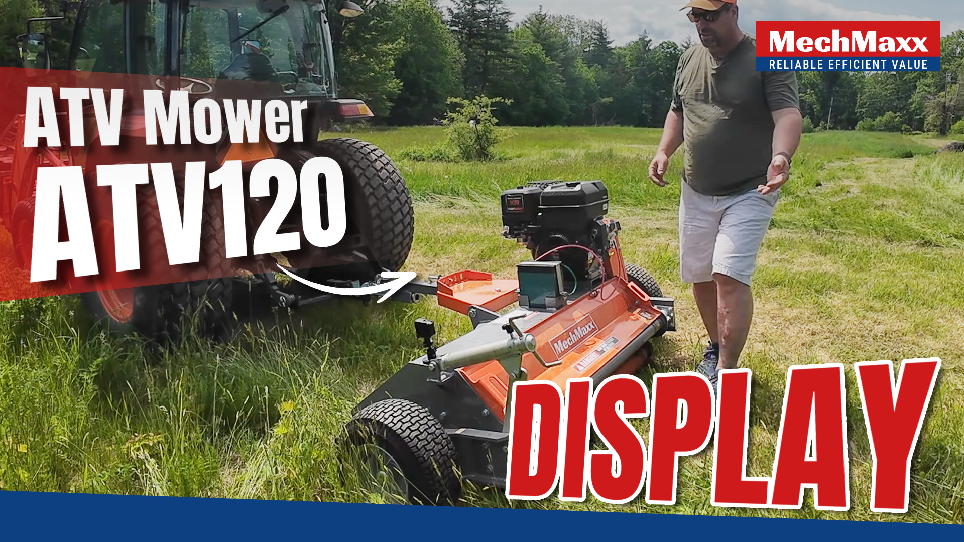 Amazon.com : MechMaxx 48 inch Working Width Tow-Behind ATV Offset