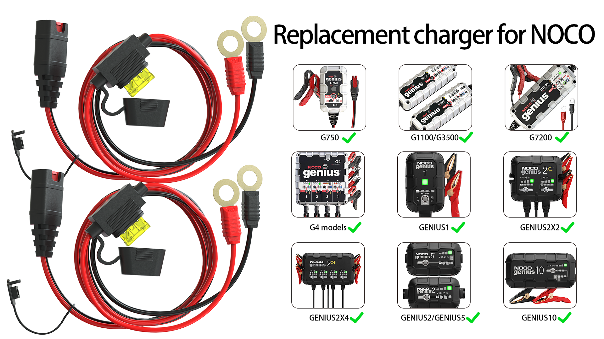 Amazon.com: BOEEA GC008 X-Connect Compatible with NOCO Battery