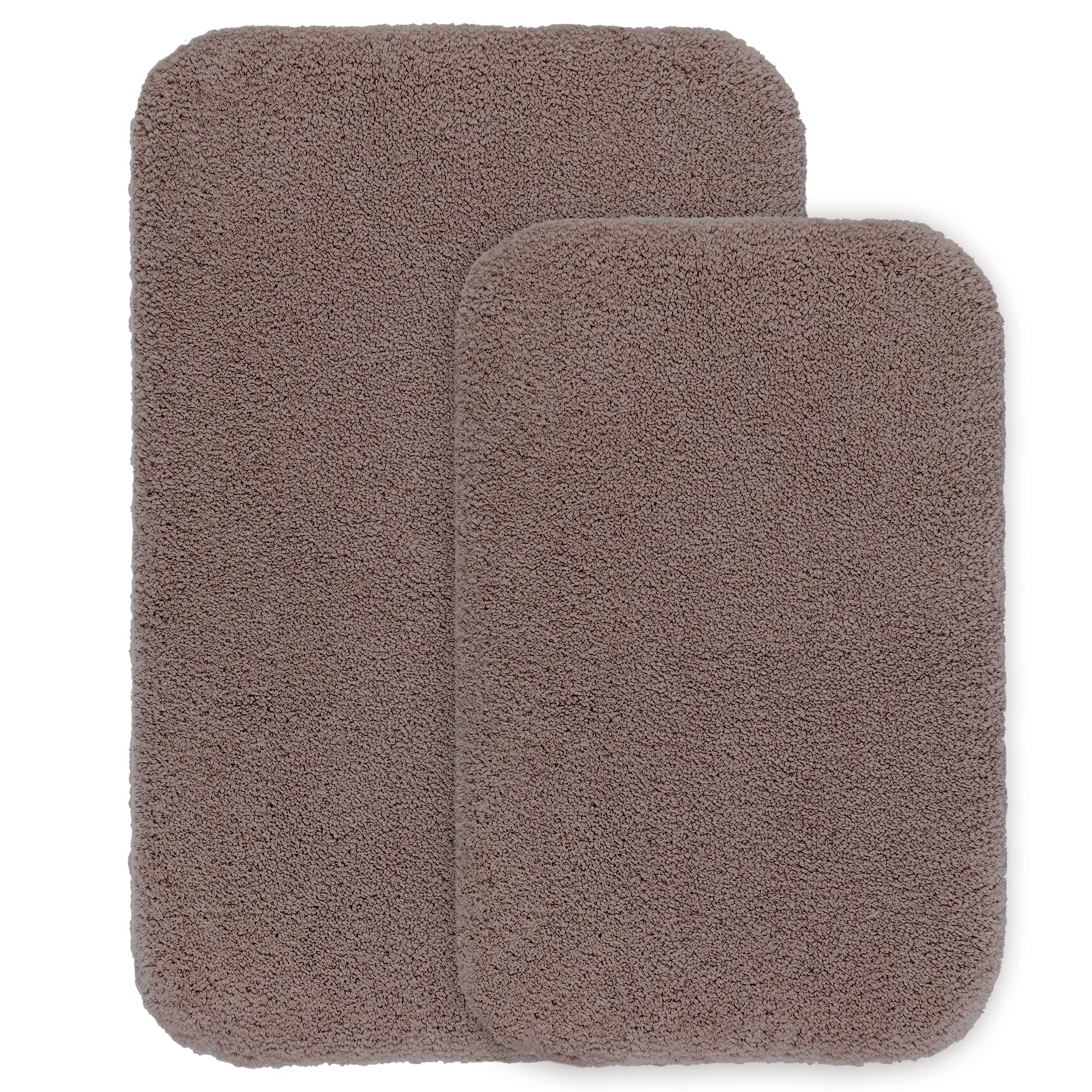 VANZAVANZU Non Slip Bath Mat Extra Large Bathroom Runner Rug Thickened Bath Rug for Bathroom Absorbent Ultra Soft Bedside Carpet Fluffy Microfiber Runner Floor Mat - 50 x 122cm (White) — view 7