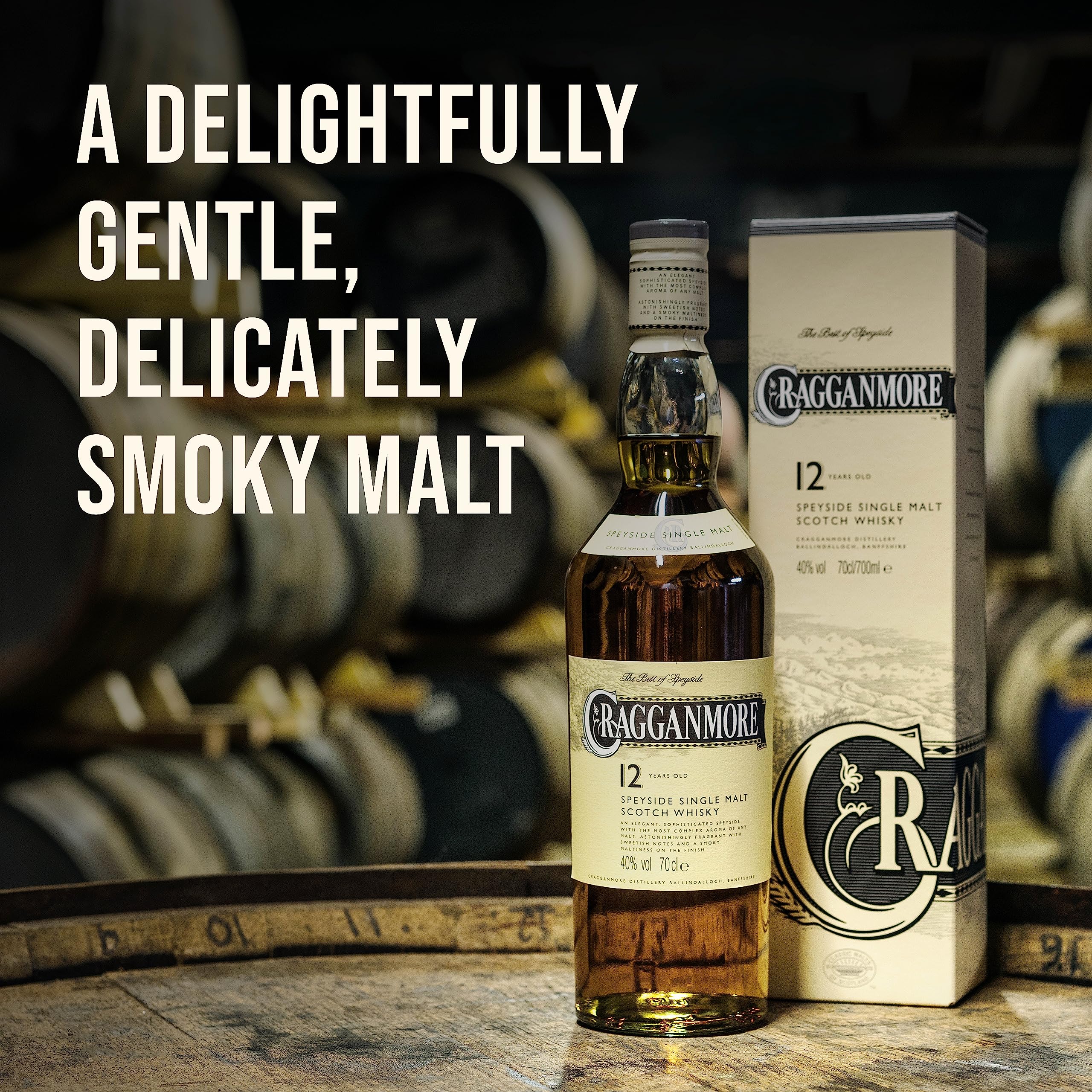 Cragganmore 12 Year Old Single Malt Scotch Whisky | 40% vol | 70cl