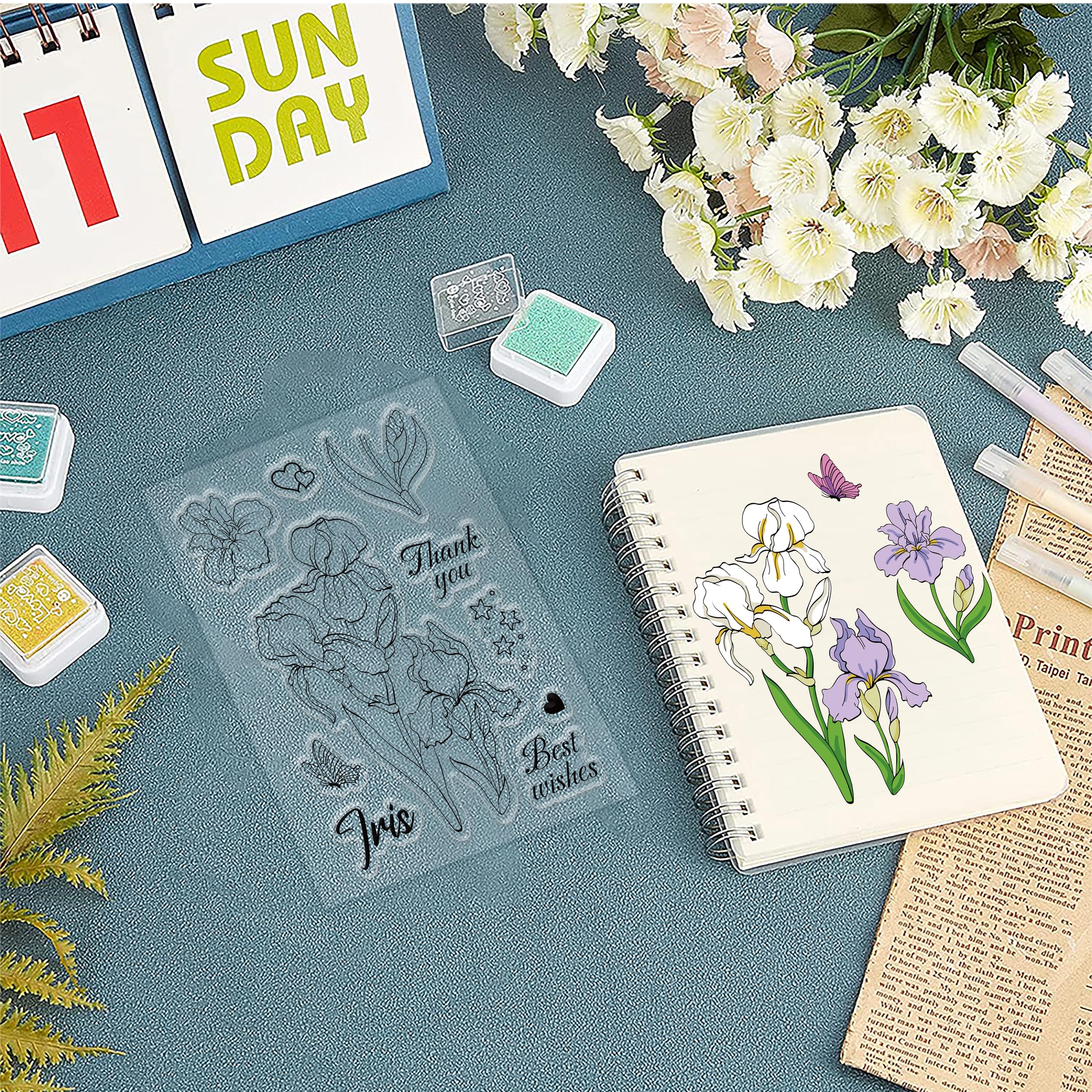 ORIGACH Tampons Transparents En Silicone Pour Fabrication De Cartes