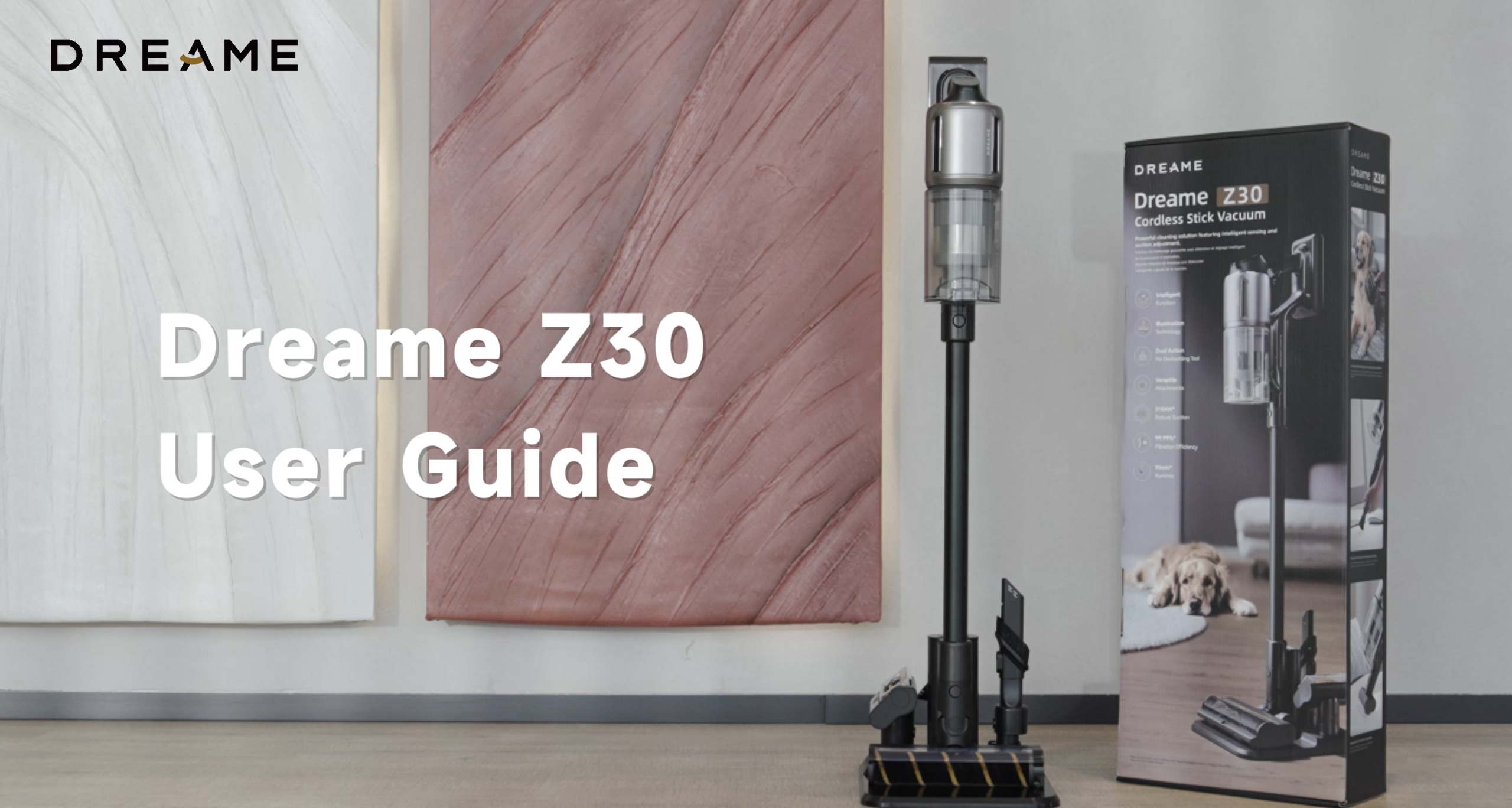 Amazon.com - DREAME Z30 Cordless Vacuum Cleaner, Smart Stick
