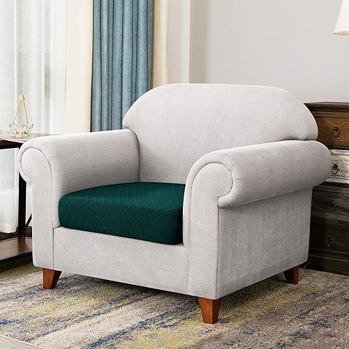 Miniatura 2 de CHUN YI Diamond - Funda de cojín para sofá (tamaño pequeño), color verde oscuro