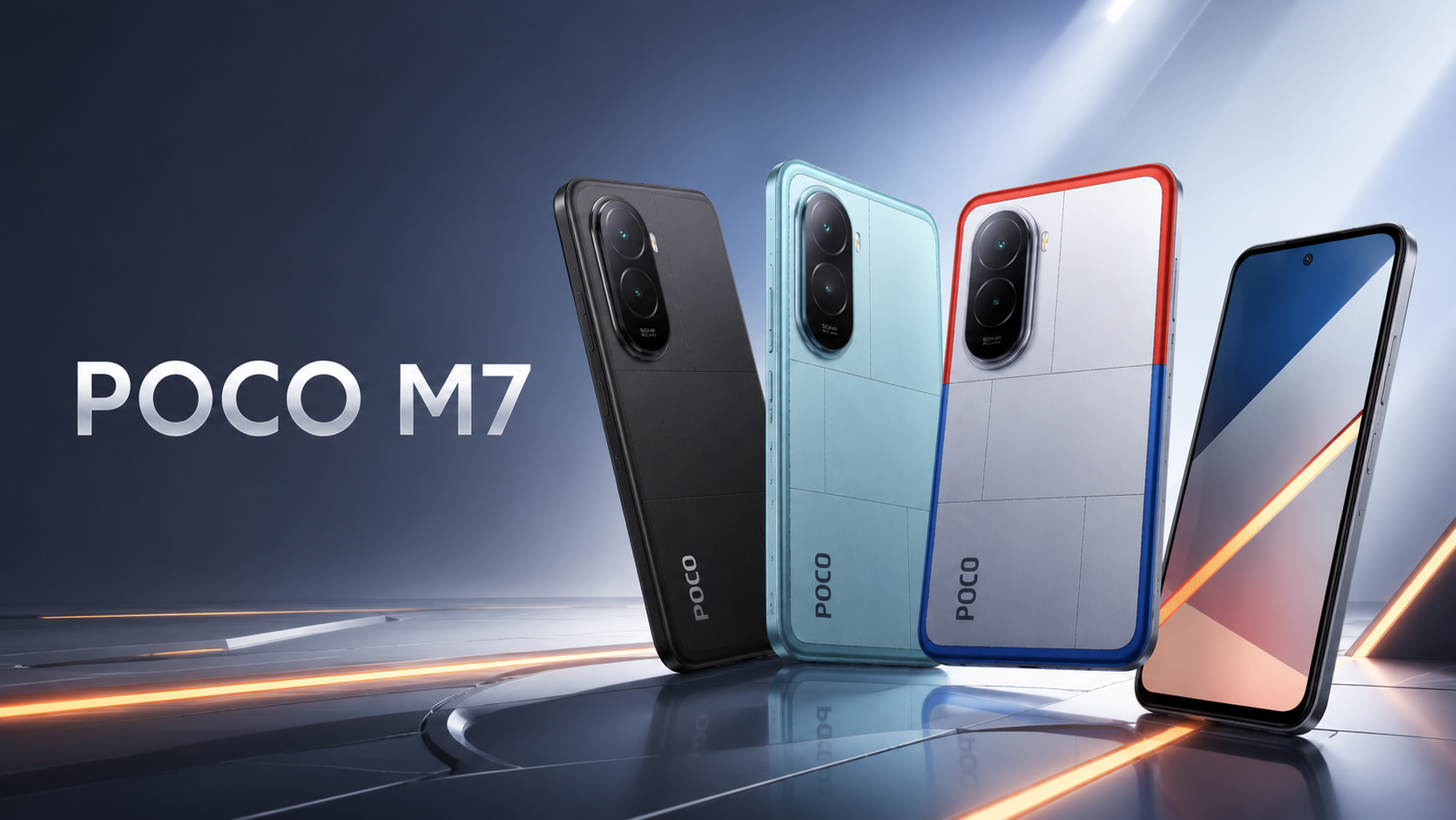 Xiaomi POCO M7, Smartphone 8+256GB, 6.9