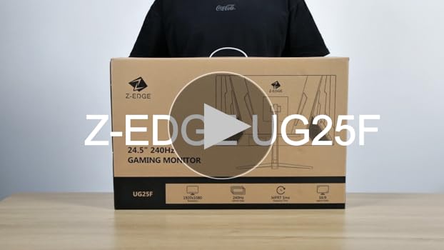 Z-EDGE 25インチ 240Hz ゲーミングモニター　箱あり Z-Edge 25インチ 240hz ゲーミングモニター スタンドなし Amazon