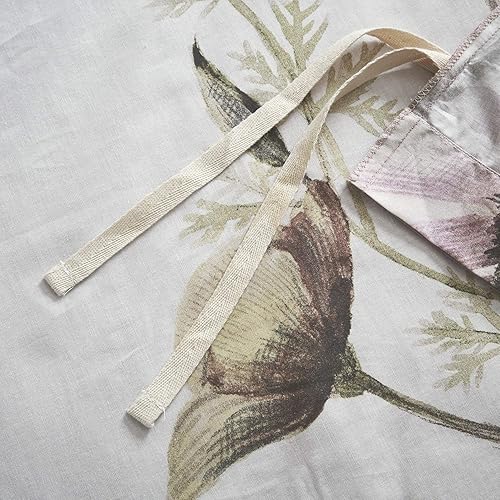 Miniatura 11 de Madison Park Juego de edredón de mezcla de algodón, hermoso diseño floral, para todas las estaciones, juego de ropa de cama transpirable, fundas a