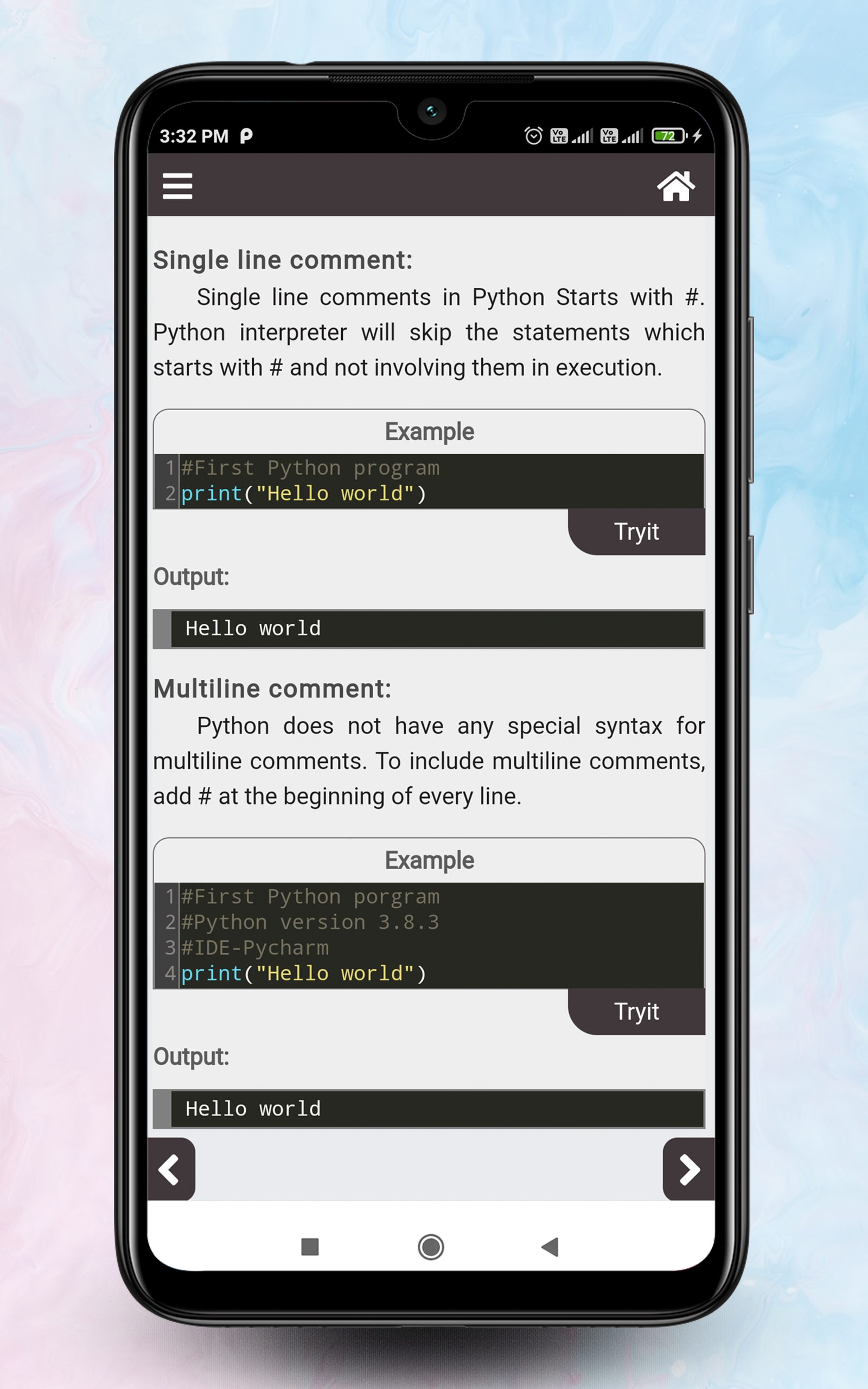 Python code play - App on Amazon Appstore
