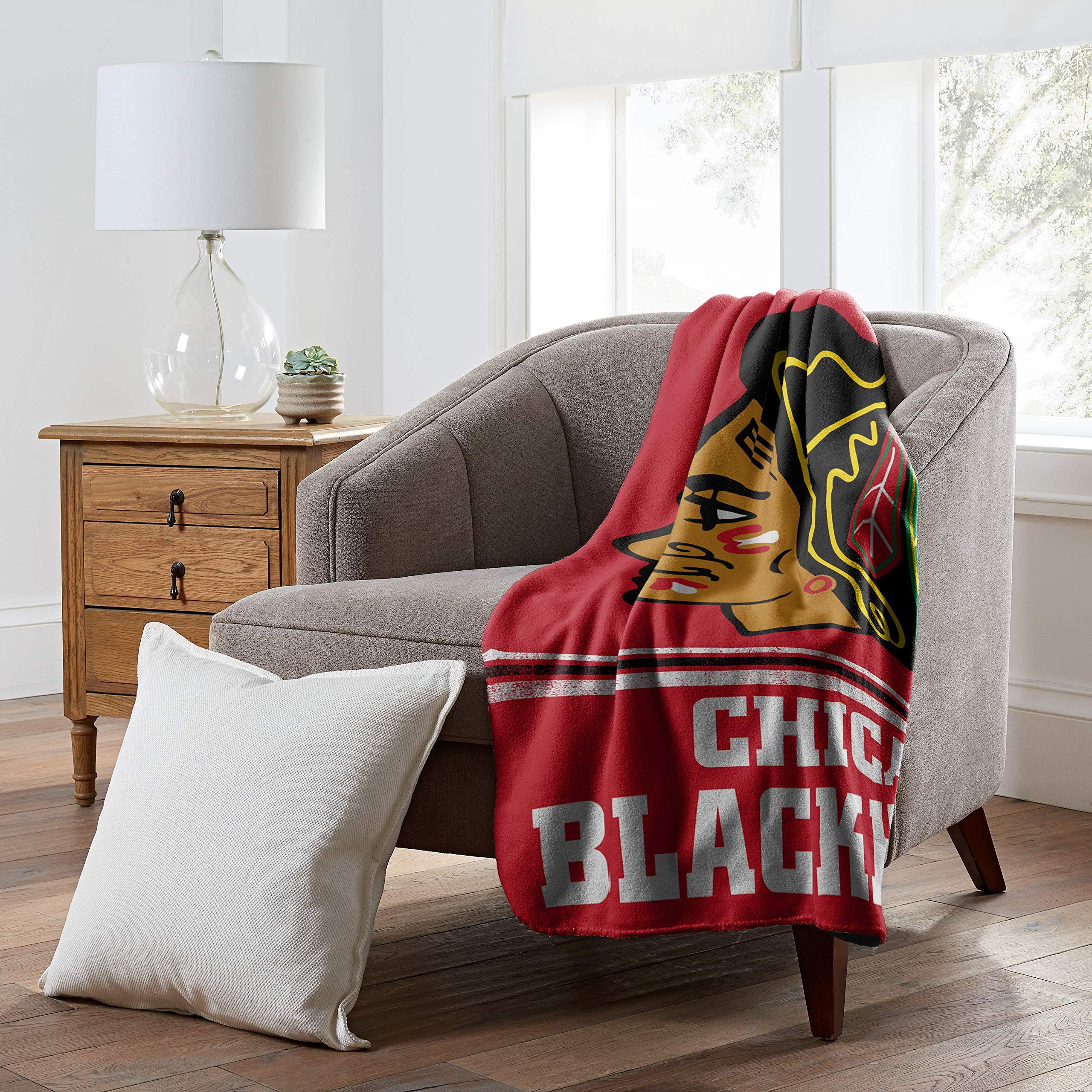 THE NORTHWEST COMPANY Coperta in Pile con Licenza Ufficiale NHL Fade Away, 127 x 152,4 cm, Multicolore