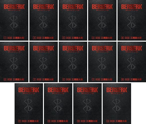 Berserk Deluxe Complete Hardcover Books Collection (Volumes 1-14)