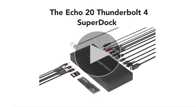 分配器・切替器 Sonnet Technologies Echo20 Tb4 SuperDock Echo 20 Thunderbolt 4 SuperDock – Sonnet Online Store