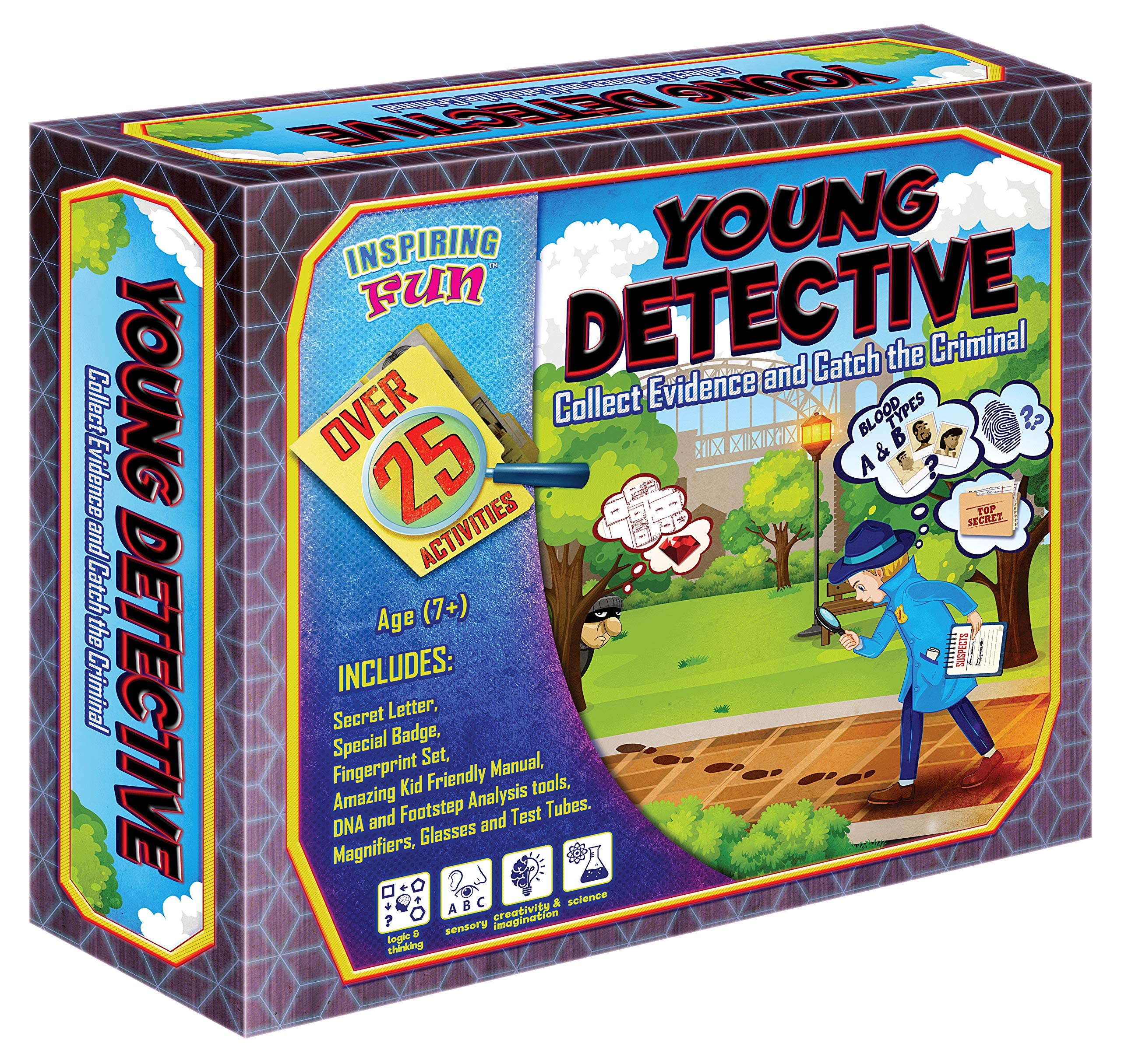 phaiser Inspiring Fun Young Detective Kit Collect Evidence and Catch