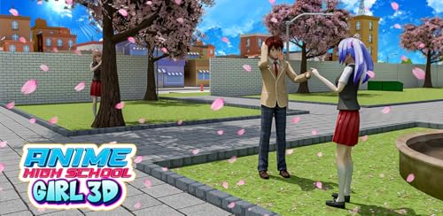Vida de estudante de anime virtual - Jogo de simulador de ensino médio