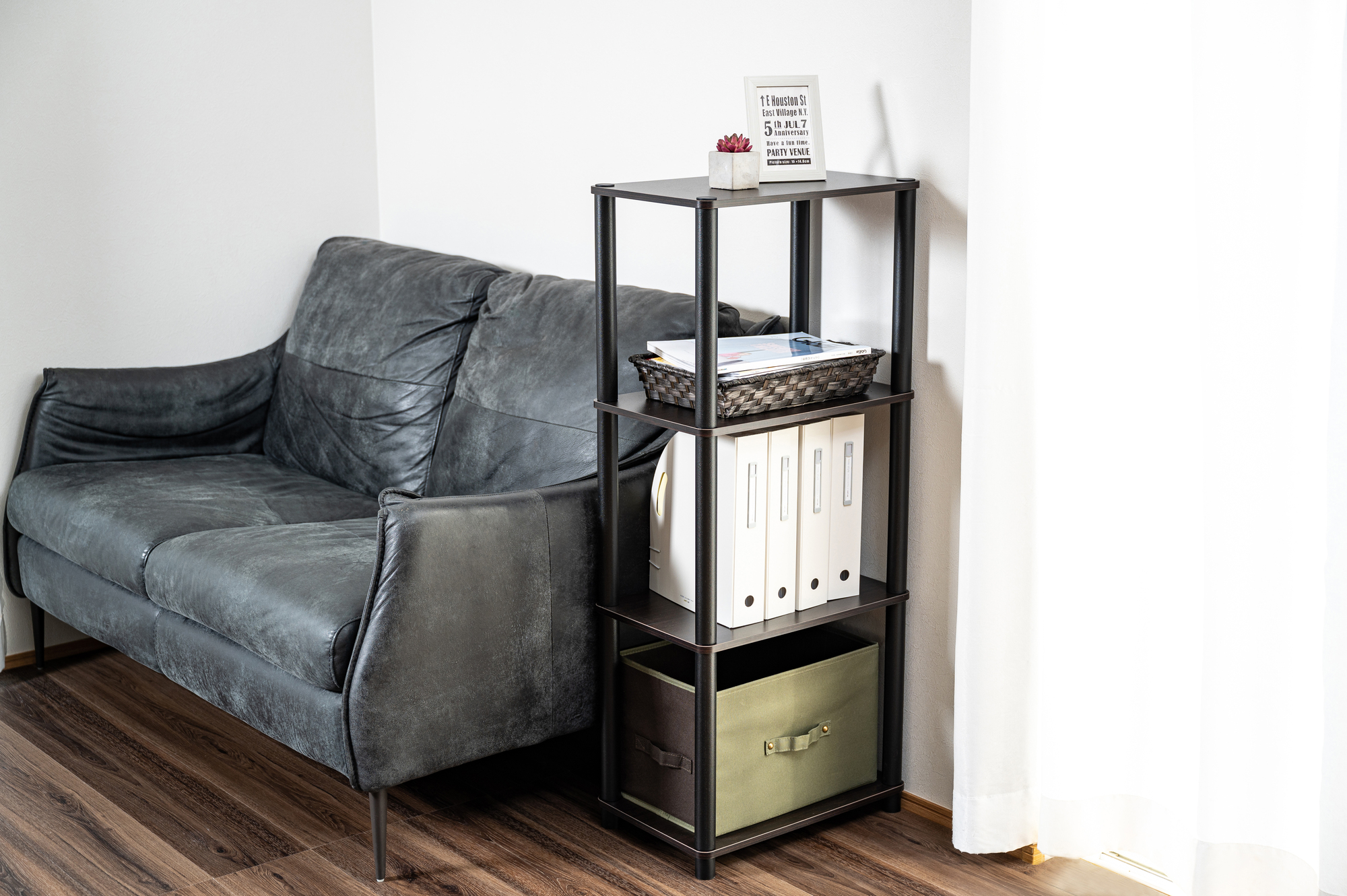 Amazon｜OKUNAI オープンラック 4段 幅47cm 収納 棚 スリム