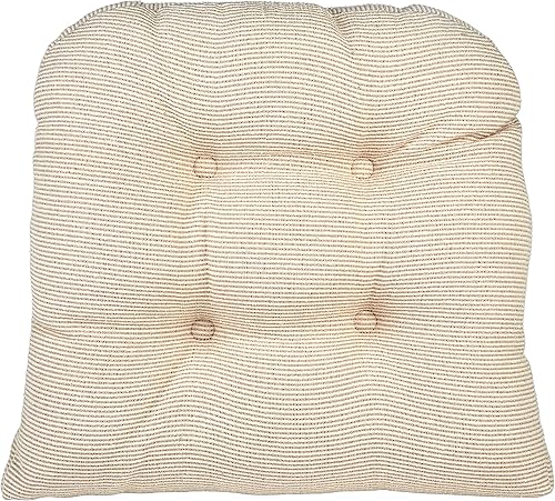 Miniatura 2 de Klear Vu Gripper Overstuffed - Cojines universales antideslizantes para silla de comedor para decoración de cocina o uso de oficina, almohadilla de