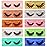 Lanflower Lashes False Eyelashes Natural Look 3D Faux Mink Eyelashes Pack 10 Styles Russian Strip Lashes