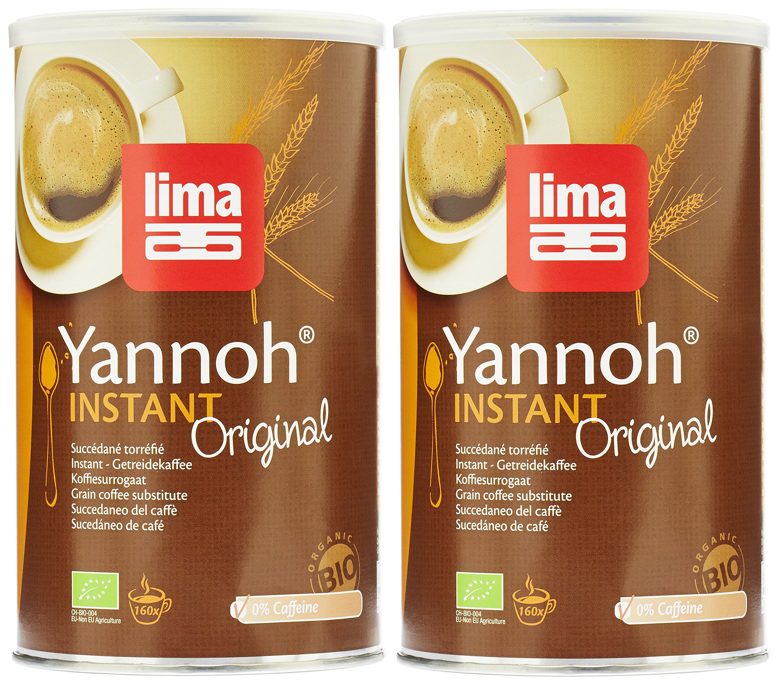 Lima Bio Yannoh Café instantané 250 g - Lot de 2
