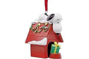 Hallmark Peanuts Snoopy on Holiday Doghouse Christmas Ornament