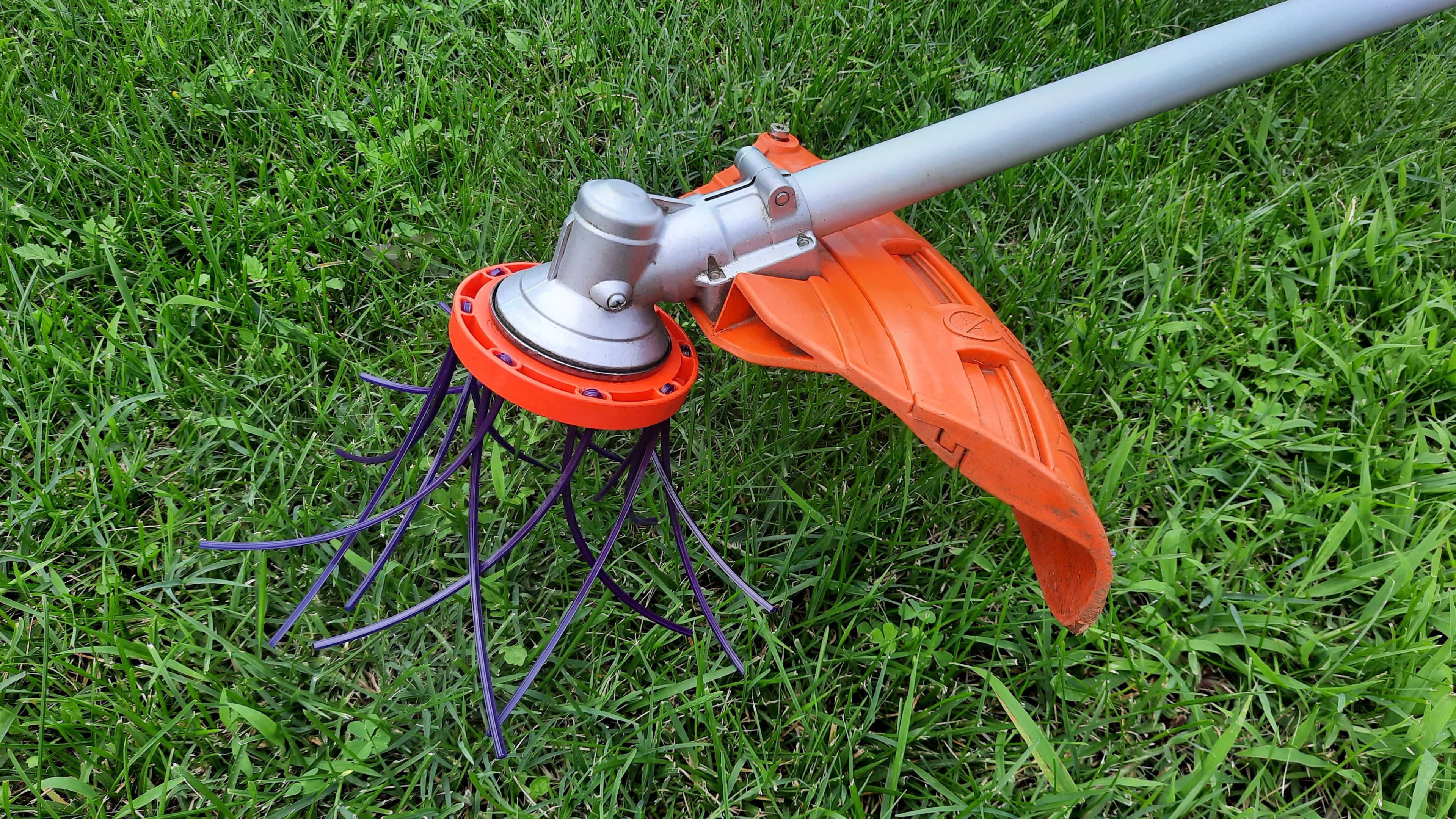 JRYGAC Testina Decespugliatore Universale - 2 Pezzi, Lama 5 E 2 Denti, Per Giardino, Prato, Parcheggio, Facile Da Montare - Foto 13